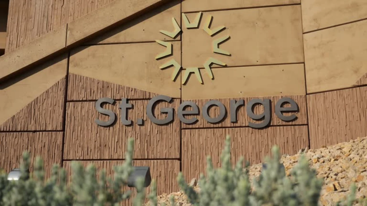 St. George city sign in St. George, Utah near local Medicare plan review services from Frontline Mutual Medicare